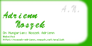 adrienn noszek business card